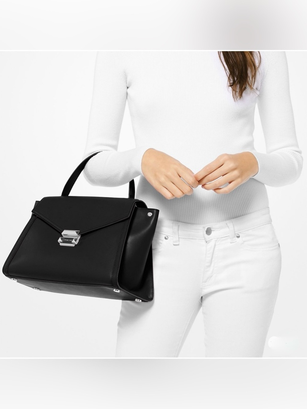 MICHAEL Michael Kors Black One size Leather Satchel Bag New